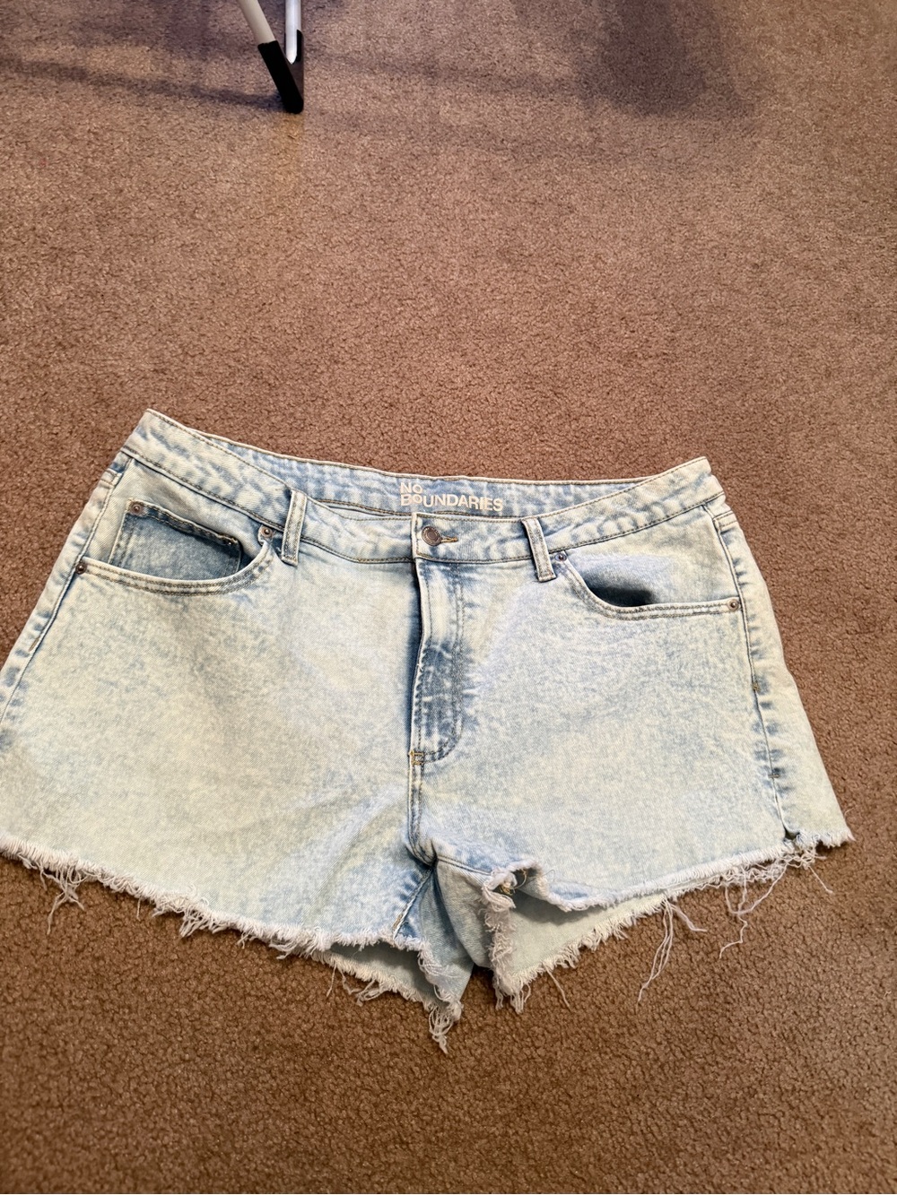 Never Worn No Boundaries Light Wash Denim Cutoff Shorts
